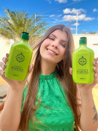 Shampoo E Condicionador De Babosa E Azeite Nutrição Original