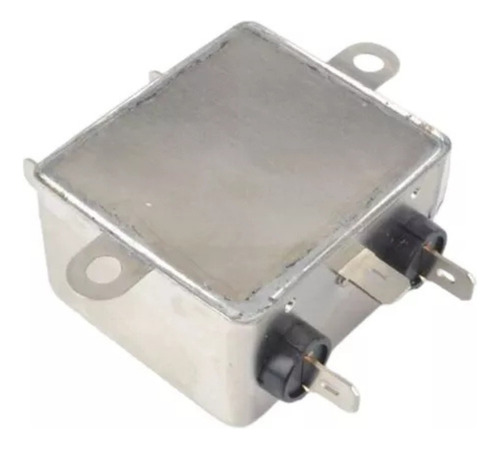 Filtro De Linha Industrial Supressor De Emi Rfi 30a 127/220v Prateado