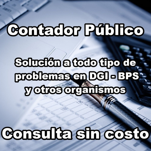 Contador Publico - Todo Dgi - Irpf - Regularice Su Empresa