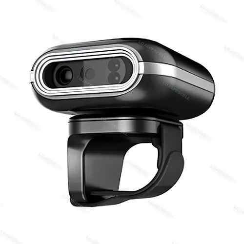 comprar Leitor Código Barras Qr Code Portátil De Dedo Bluetooth Usb Cor Preto 110Vu002F220V