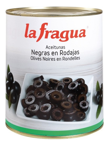 Lata Aceituna Negra Deshuesada Fragua 3.1kg 0713 Ml.