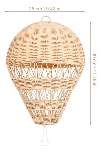 Decoraciones Para El Hogar En Globo Aerostático De Ratán Nat