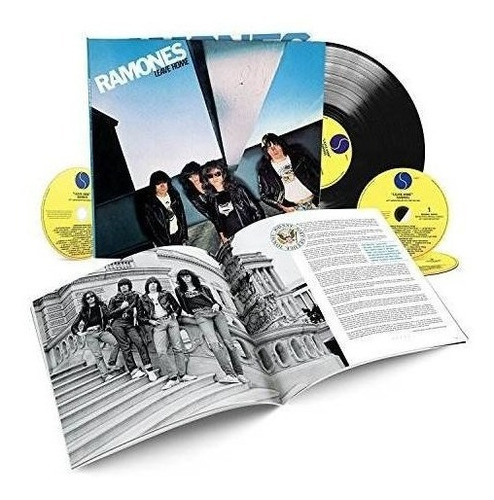 Ramones Leave Home 40th Anniversary Dlx Cdx3 + Lp Vinilo