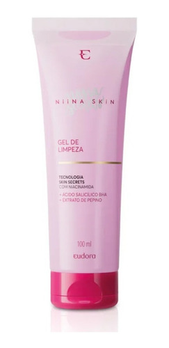Gel De Limpeza Eudora Niina Secrets Skin 100ml Momento De Aplicação Dia/noite Tipo De Pele Normal Seca Oleosa Mista Sensível