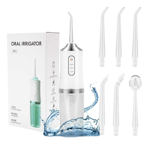 Irrigador Bucal Portátil Recargable Para Higiene Dental