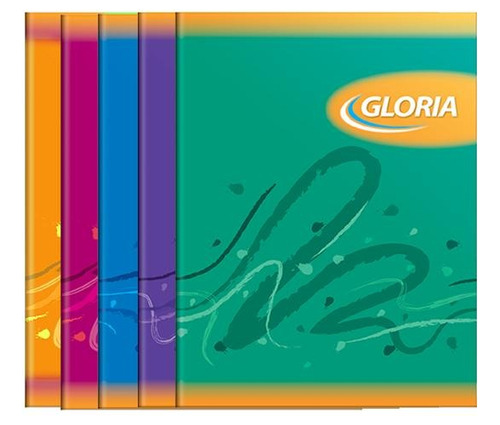 Cuaderno Gloria N°1 Flex X48 Hs Liso Rayado Cuadri Pack X 15