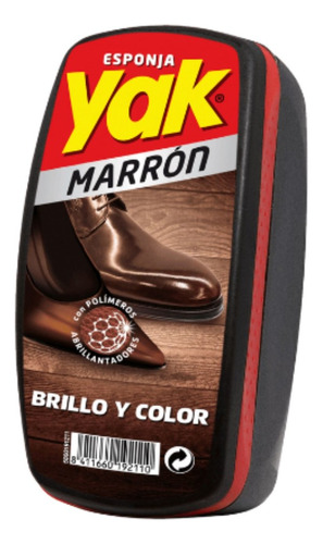 Esponja Limpiacalzado Café Yak