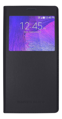 Funda S-view Flip Cover Ventana Para Galaxy Note 4 N910