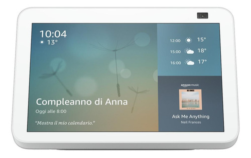 Asistente Virtual Amazon Echo Show 8 2da Gen Hd Con Alexa Color Glacier white