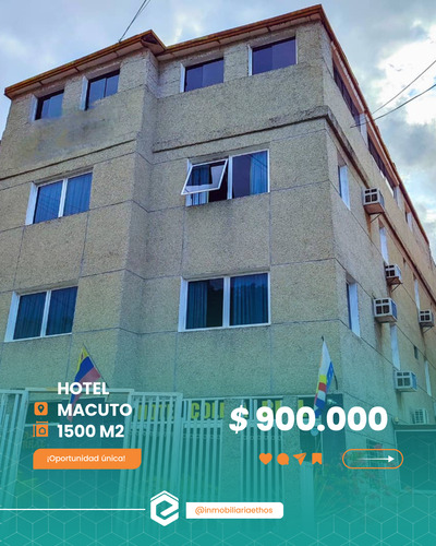 Impecable Hotel De 4 Niveles Ubicado En Macuto