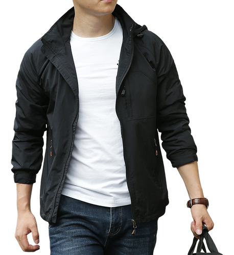 Chaqueta Para Hombre, Abrigo Fino Y Engordado Para Primavera