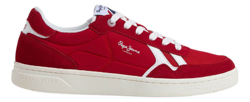 Tenis Pepe Jeans Hombre Kore Vintage M Block Rojo