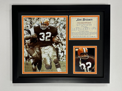 Collage De Fotos Enmarcado  Jim Brown Running , 11 X 14...