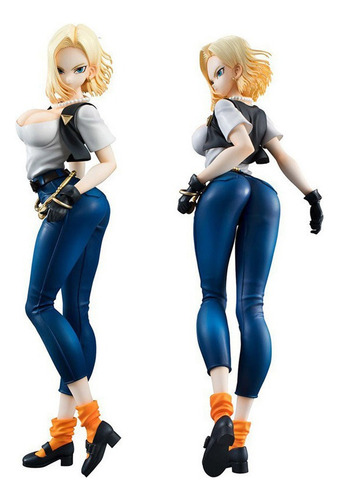 Dragon Ball Z - C18 Androide No Lazuli Figura Jeans 19 Cm