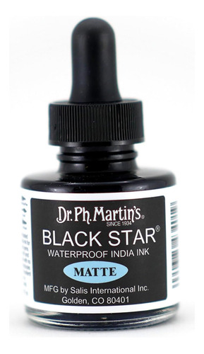 Dr. Ph. Martin&#39;s Star India Botella De Tinta, 1.0 O...