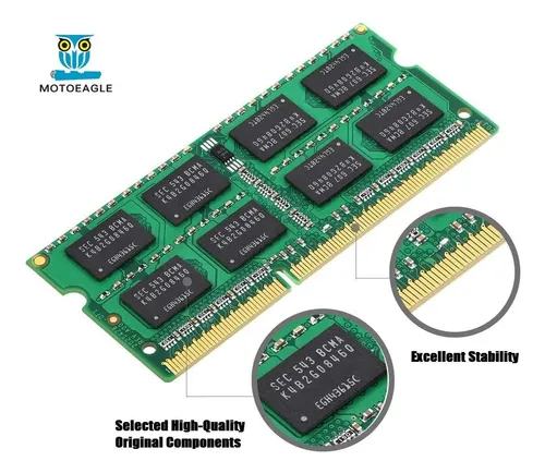 Memorias Ram Motoeagle Sodimm 2 X 4 Gb Ddr3 1066 Mhz 204 Pin