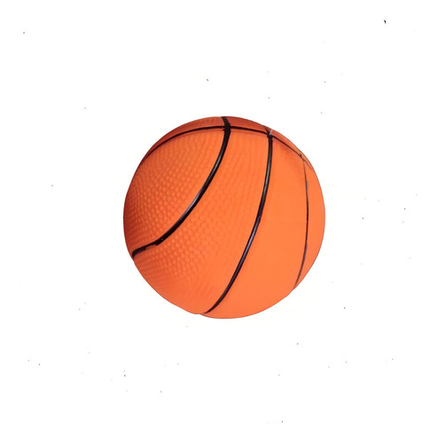 Juguete Perro Bestia Peluda Pelota Latex 13c C/ Sonido Bp930 Color Naranja