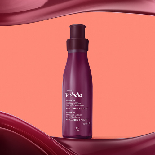 Body Splash Cereza Negra Y Praline Tododia Natura