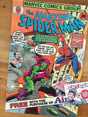 Comic - Amazing Spider-man Aim Toothpaste Green Goblin