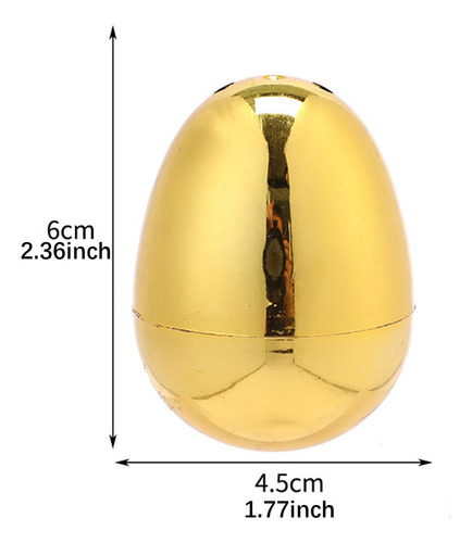 Cestas De Huevos De Pascua Dorados Para Rellenar, 24 Piezas