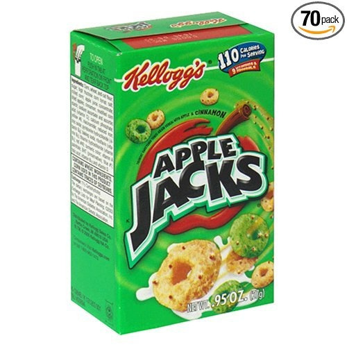 Apple Jacks Los Individuos De Cereales, Cajas De 0,95 Onzas 