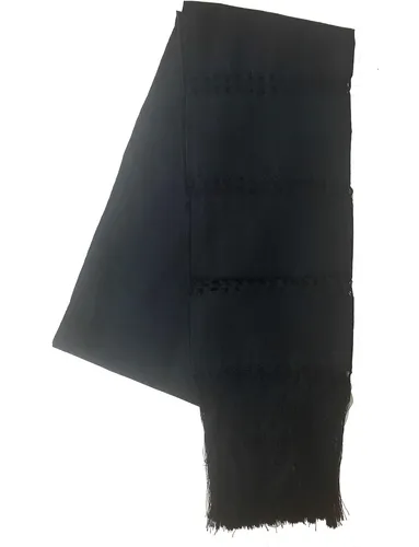 Chal Mexicano Hecho A Mano Fiesta Rebozo Xl (negro)