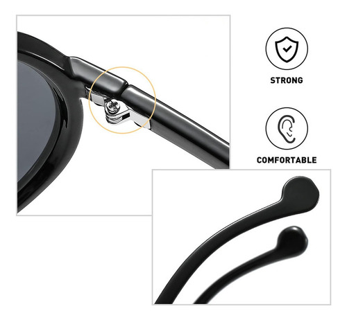 Gafas De Sol De Gran Tamaño De Una Pieza Para Mujeres Y Homb