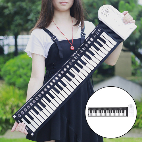 Teclado Electrónico Plegable 49keys Enrollable Piano Portáti