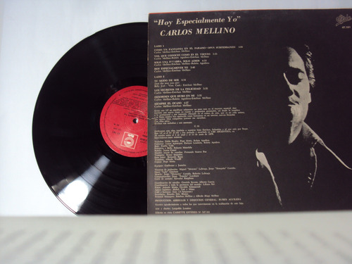 Vinilo Lp 27 Carlos Mellino Hoy Especialmente Yo (Usado)