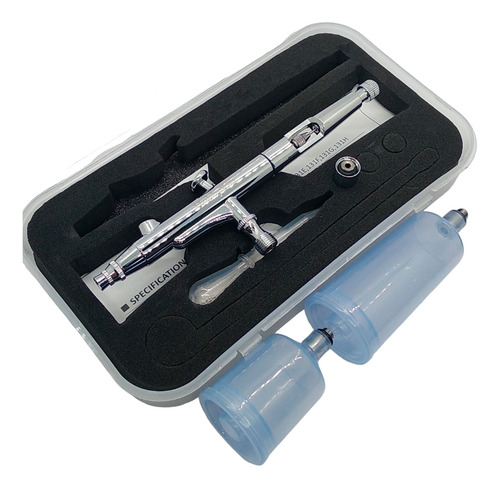 Aerógrafo Gravedad Conversion A 0,2mm Para Tatuaje Temporal