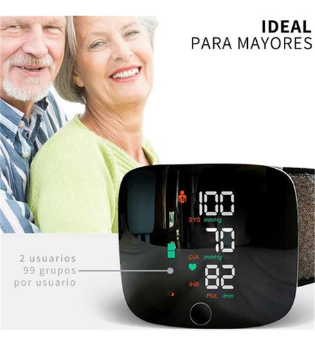 A Monitor De Pressão Arterial De Pulso Com Voz Usb