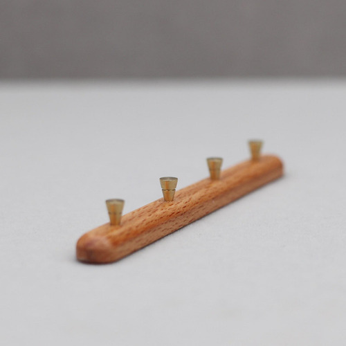 Ganchos Para Abrigos De Casa De Muñecas En Miniatura,