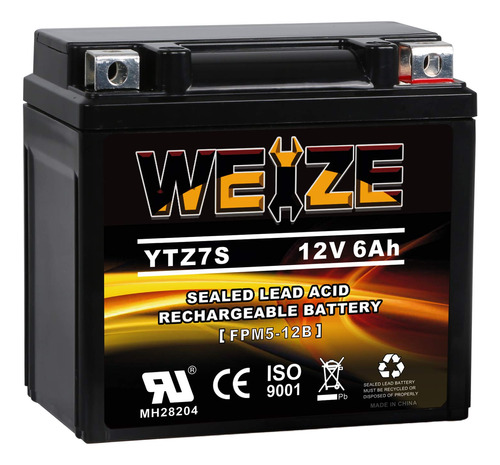 Ytz7s-bs Bateria Agm Sellada Mantenimiento Ytz7s Para