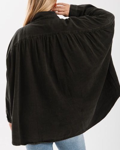 Camisa Jean Camisero Mujer Cuello Clasico Talles Especiales