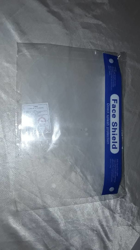 Imagen 2 de 2 de Careta Facial O Protector Facial.