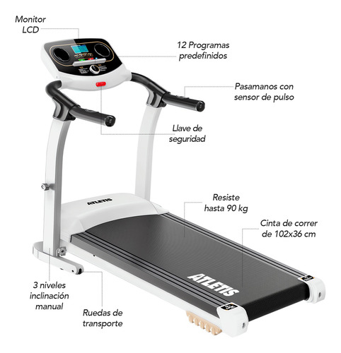 Trotadora Plegable M201 Con Bluetooth