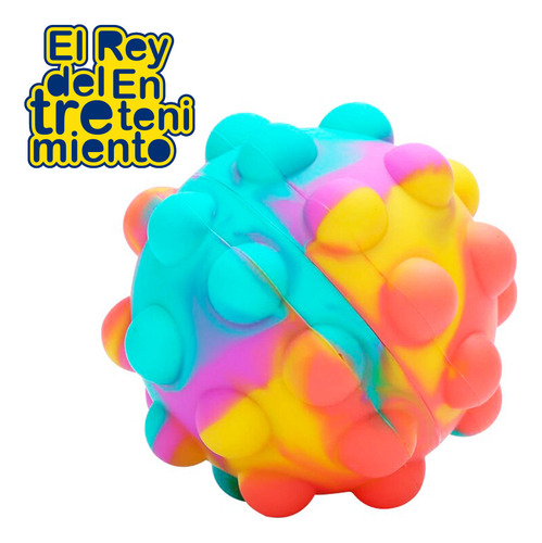 Pelota Popit Antiestrés Squishy Amansalocos Juguete - El Rey