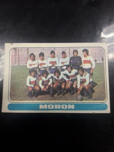 Fulbito 1974, Figurita Formacion Deportivo Moron. Mira!!!