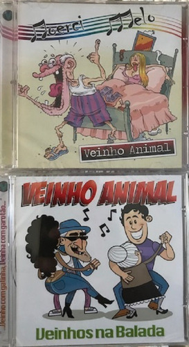 Cd - Veinho Animal - 02 Cds + Cd Nativismo De Verdade (duplo