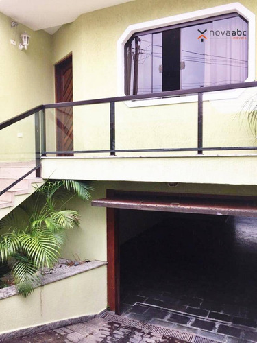 Sobrado Com 3 Dormitórios À Venda, 230 M² Por R$ 795.000 - Vila Scarpelli - Santo André/sp - So0430