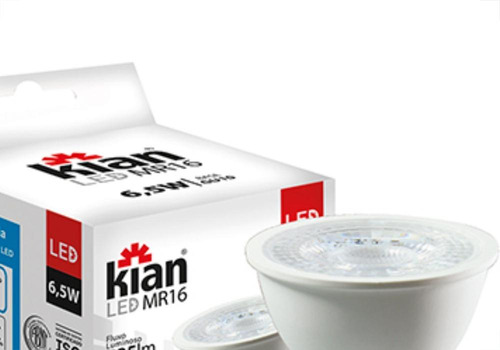 Lampada Dicroica 6,5w Led 6500k Kian Gu10
