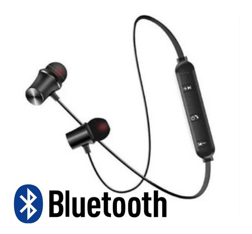 Auriculares Bluetooth 4.1 Sport Running Color Negro