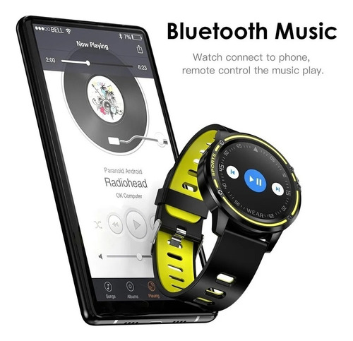 De Reloj Inteligent Hombre Reloj Inteligente Fulltouch Redondo