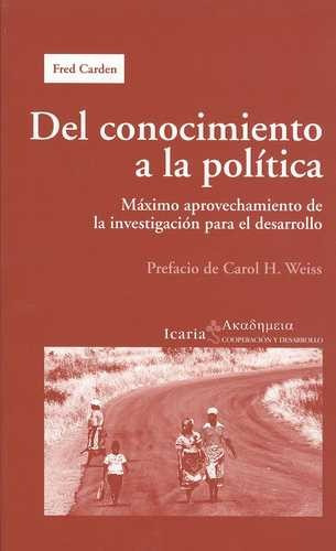 Libro Del Conocimiento A La Política. Máximo Aprovechamient