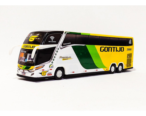 Miniatura Ônibus Gontijo Ld Premium G7 3 Eixos 30centímetros