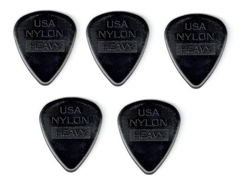 5 Puas Ernie Ball  Plumillas De Nylon Injection 0.97