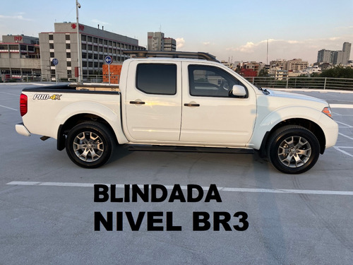 Nissan Frontier Pro4x 4x4 V6 Blindada Br3 2019 Impecable!