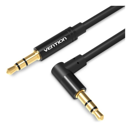 Cable Audio 0,5 M Stereo Auxiliar Mini Plug 3,5 90° Vention