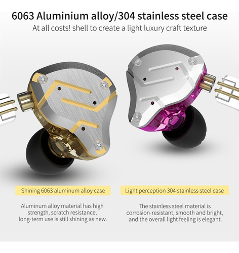Auriculares in-ear KZ ZS10 Pro with mic black