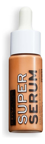 Base de maquillaje Makeup Revolution Super serum foundation F10.5